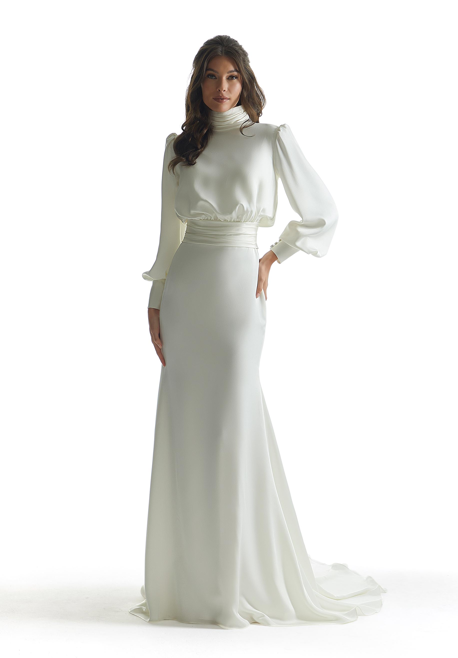 High Neck Wedding Dress Designs for 2024 + FAQs